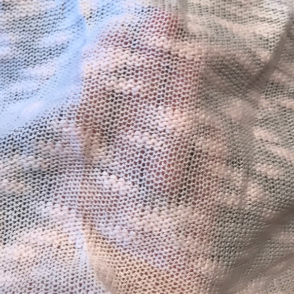 LF Millau slub knit peach crop top S - Picture 3 of 5